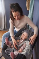 4_Little Pea_Laessig_LÄSSIG_Knitted Blanket for Baby Car Seat_Anthracite